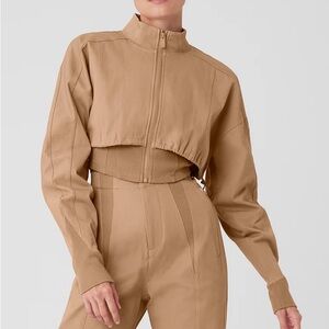 Set - ALO Yoga jacket and pants set in color toasted
